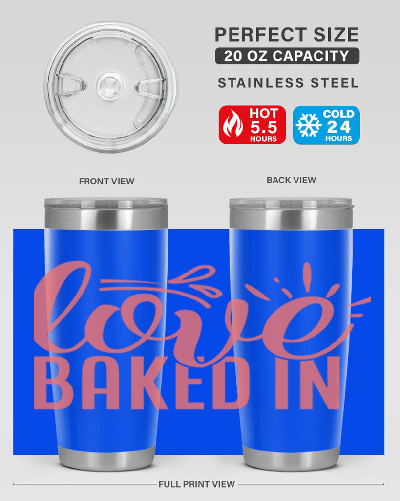 love baked in 13#- kitchen- Tumbler