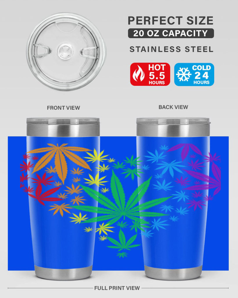 marijuana heart 200#- marijuana- Tumbler