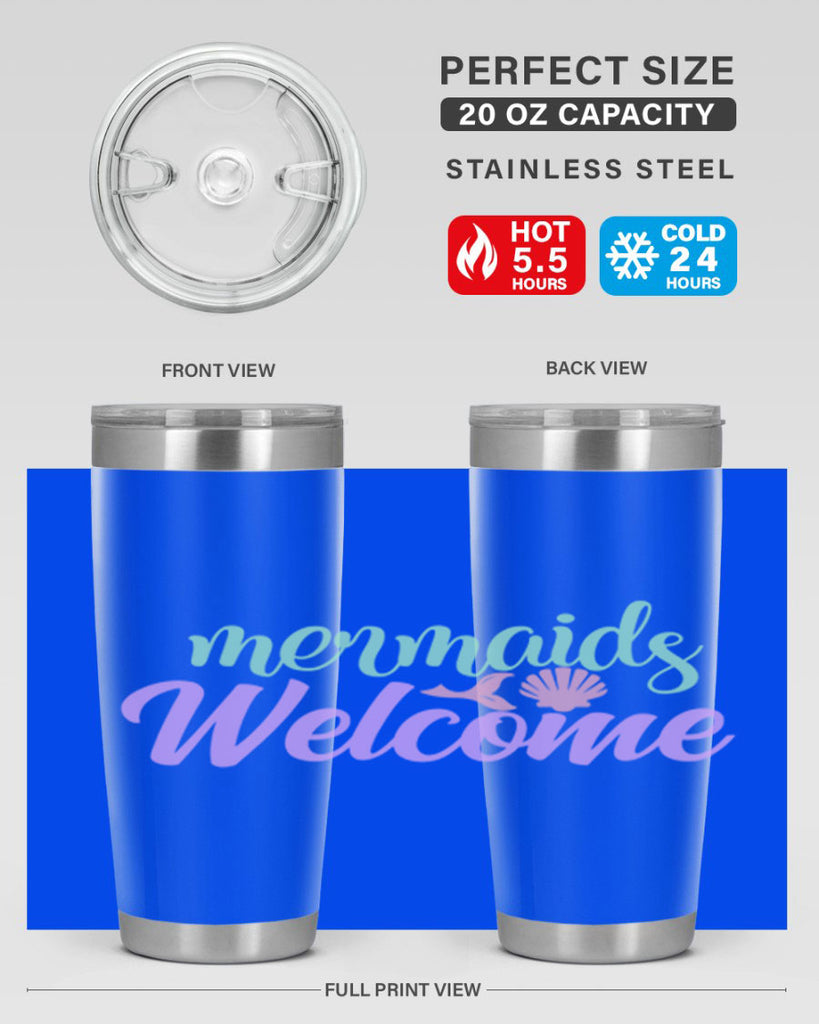 mermaids welcome 6#- mermaid- Tumbler