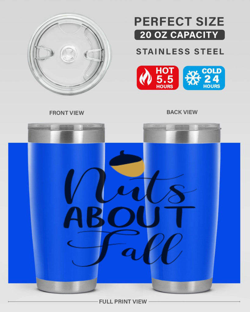 nuts about fall 445#- fall- Tumbler