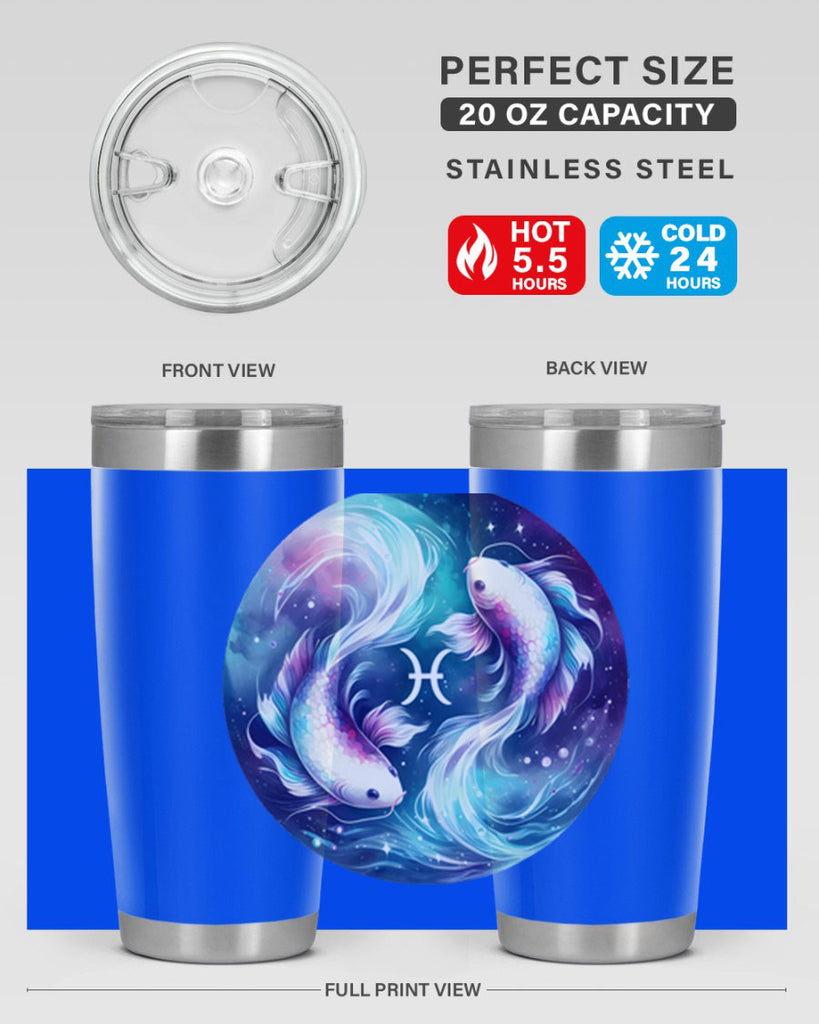 pisces 350#- zodiac- Tumbler