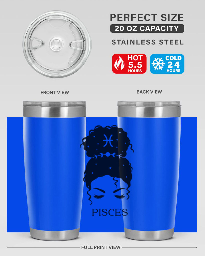 pisces 353#- zodiac- Tumbler