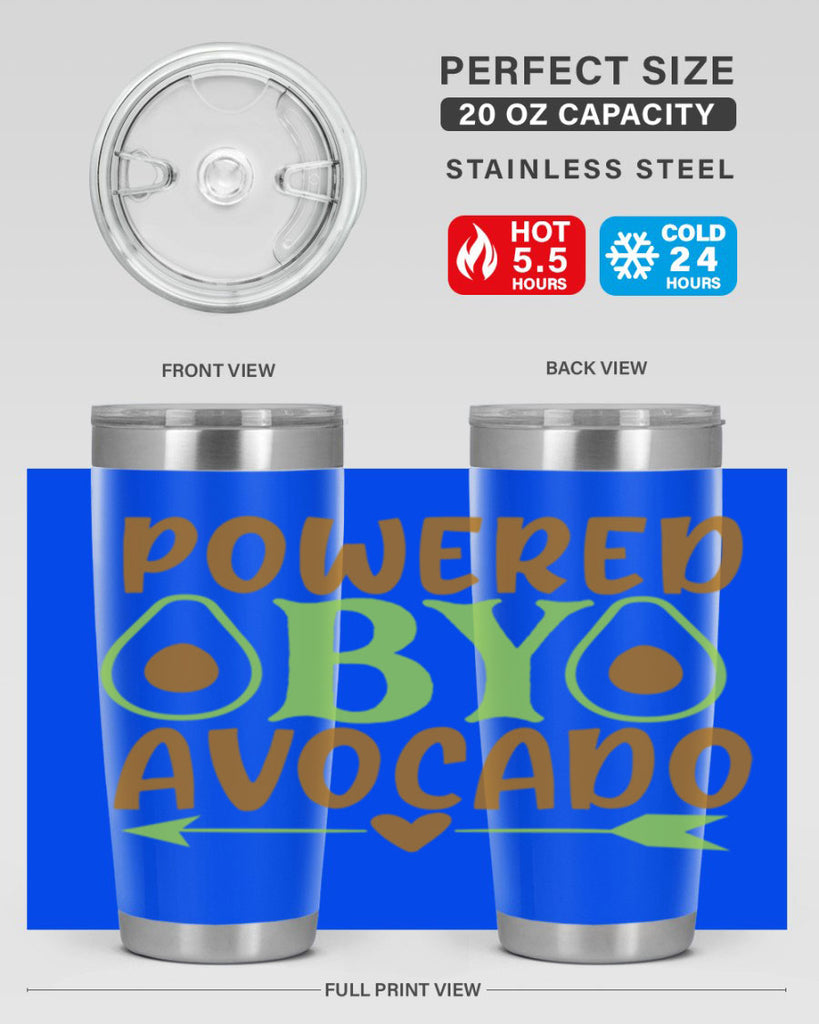 powered by avocado 3#- avocado- Tumbler