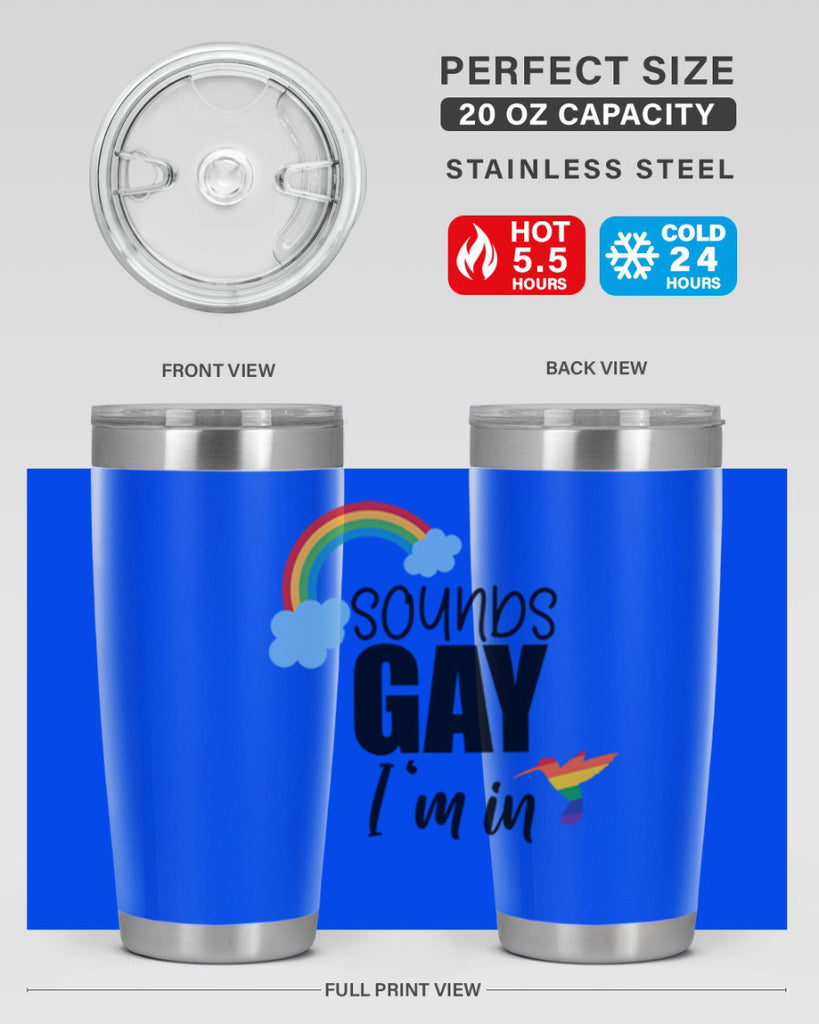 pride sound 45#- lgbt- Tumbler