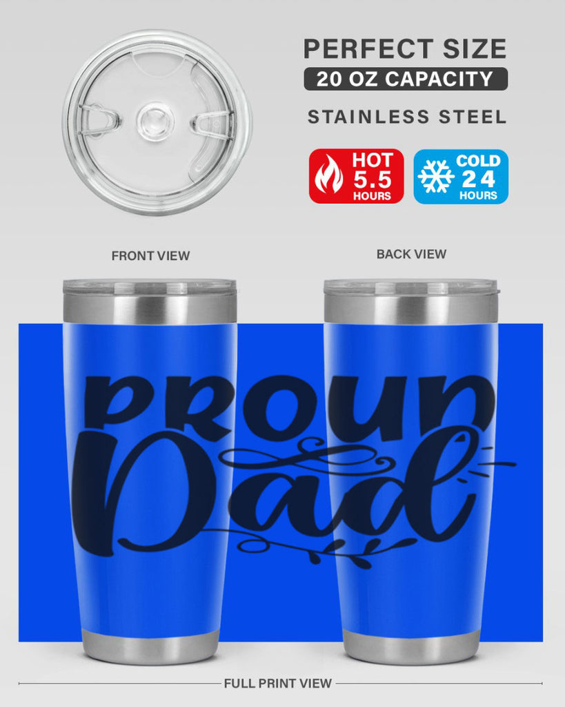 proud dad 71#- dad- Tumbler