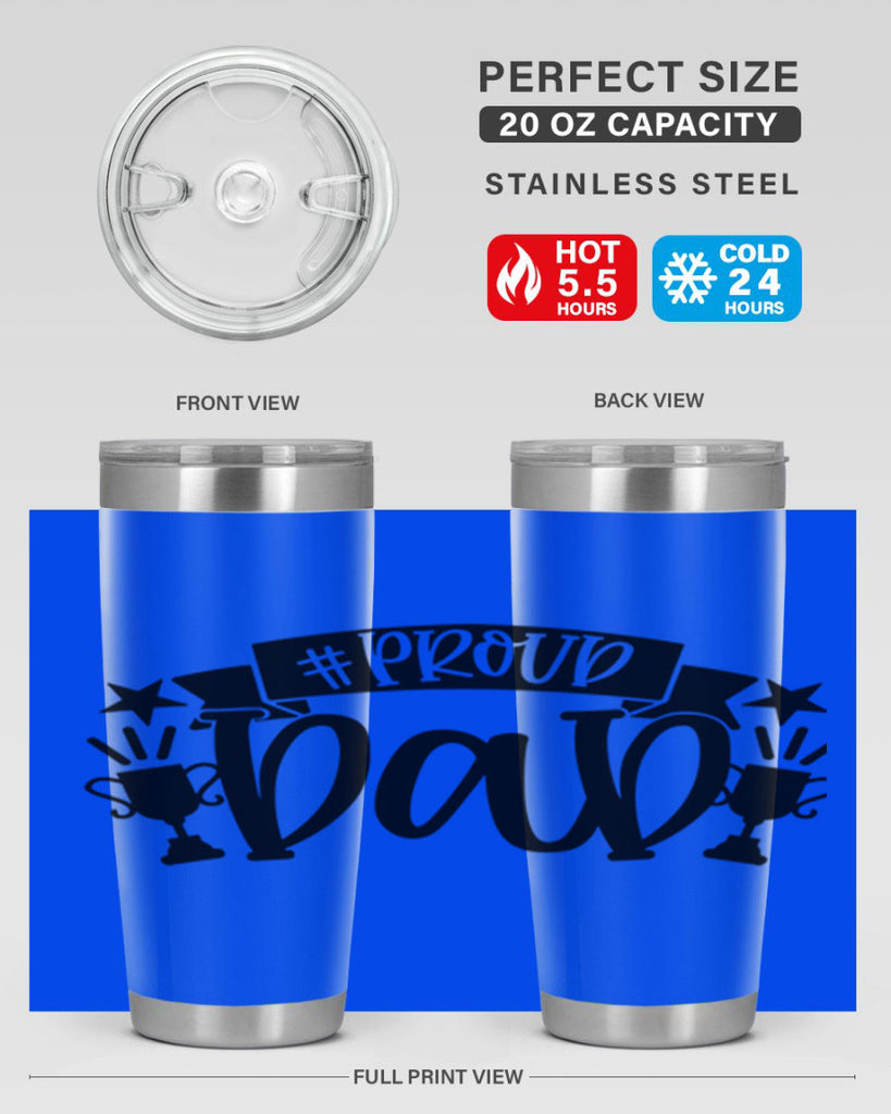 proud dad 75#- fathers day- Tumbler