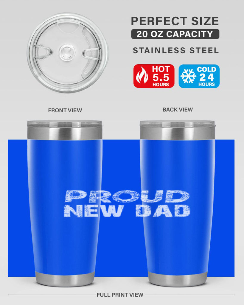 proud new dad 70#- dad- Tumbler