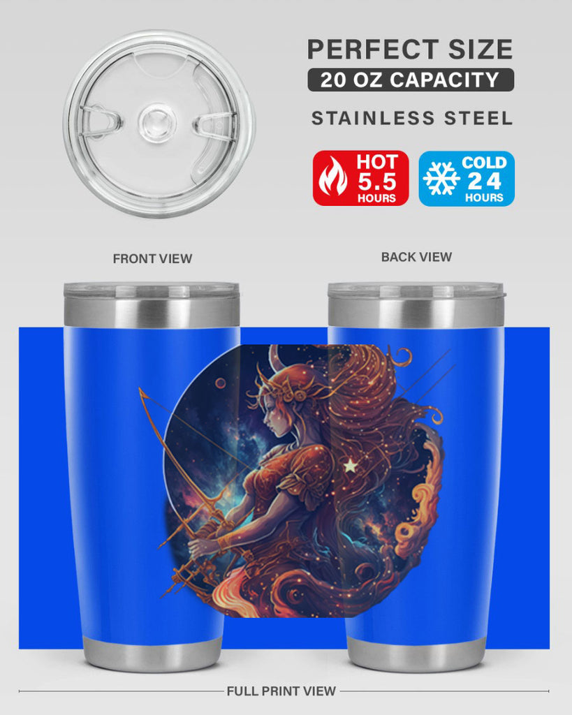 sagittarius 417#- zodiac- Tumbler