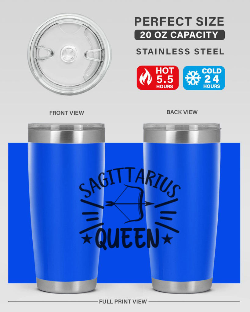 sagittarius queen 411#- zodiac- Tumbler
