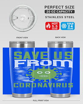 save us from coronavirus Style 25#- corona virus- Cotton Tank