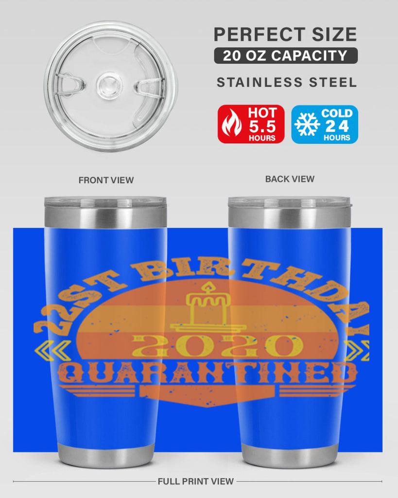 st birthday quarantined 274#- fathers day- Tumbler