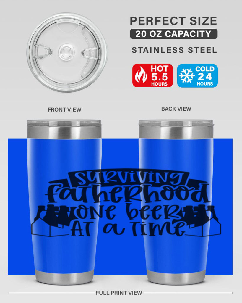 surviving fatherhood one beer at a time 19#- fathers day- Tumbler