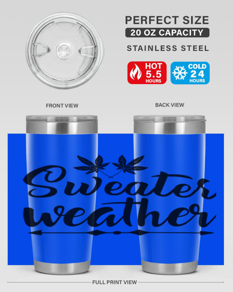 sweater weather 581#- fall- Tumbler