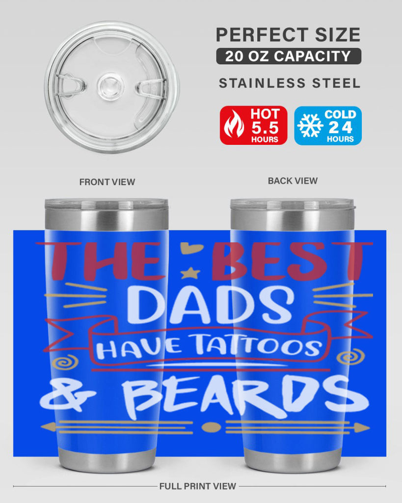 the best dads have tattoos beards 3#- fathers day- Tumbler