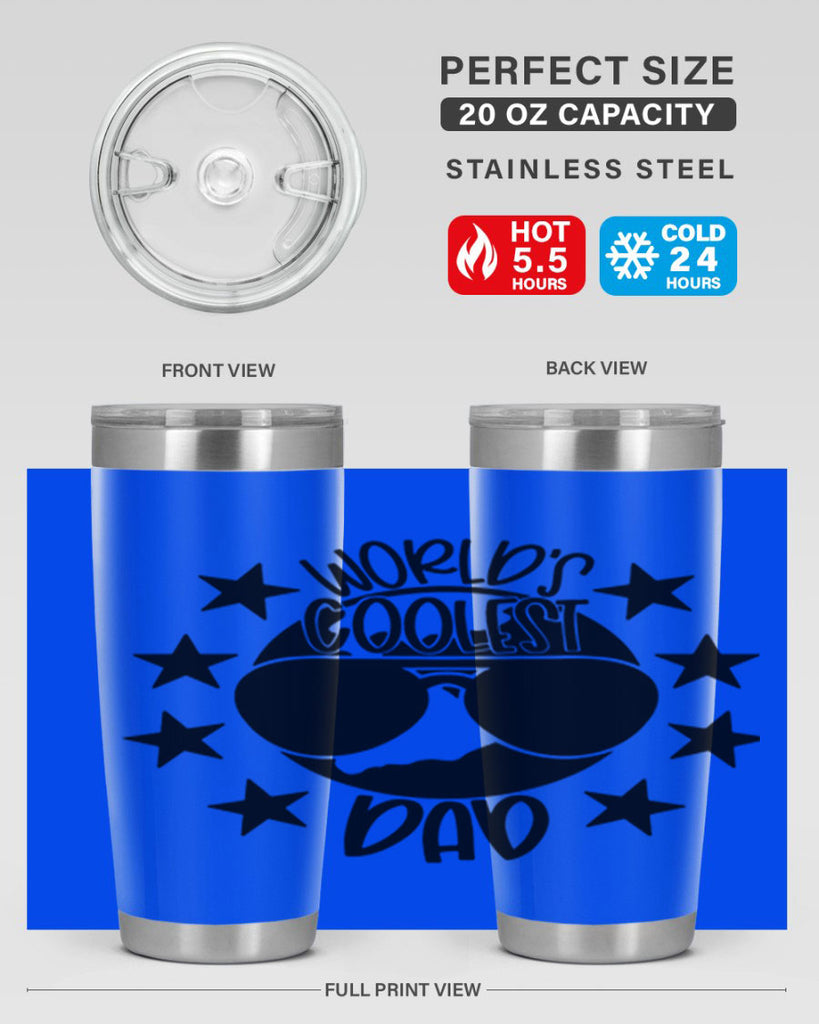 worlds coolest dad 11#- fathers day- Tumbler