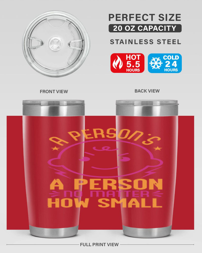 A person is a person no matter how small Style 39#- baby shower- tumbler