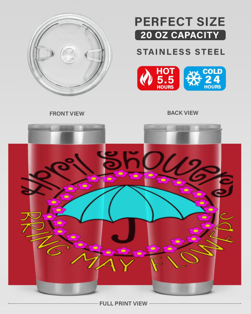 April showers21#- spring- Tumbler