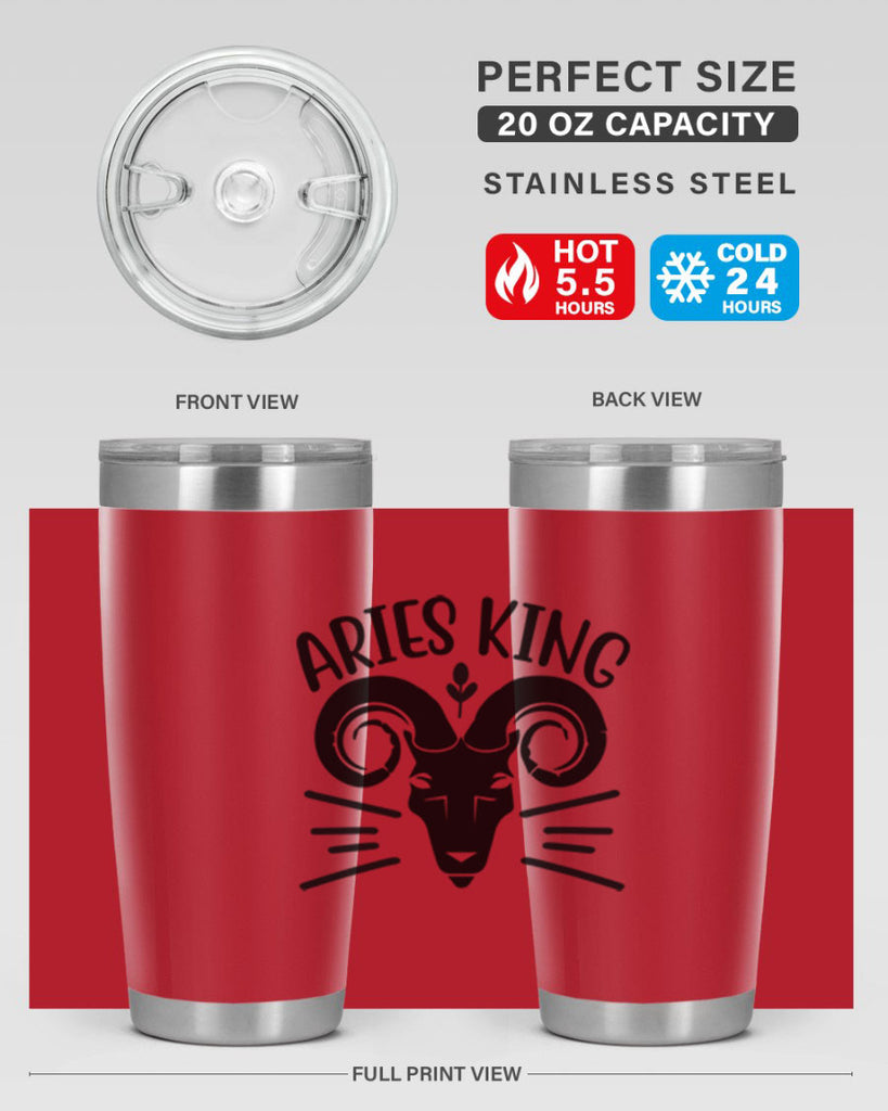 Aries king 109#- zodiac- Tumbler