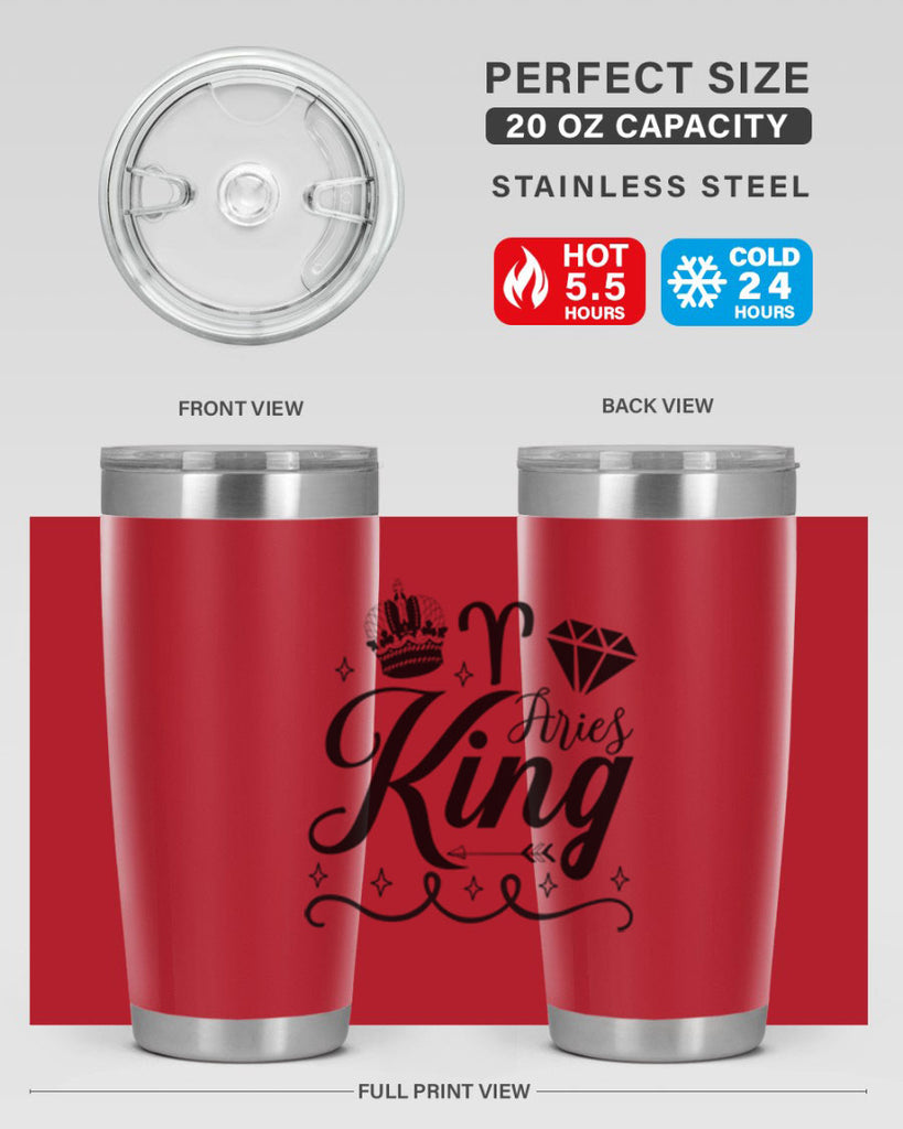 Aries king 111#- zodiac- Tumbler