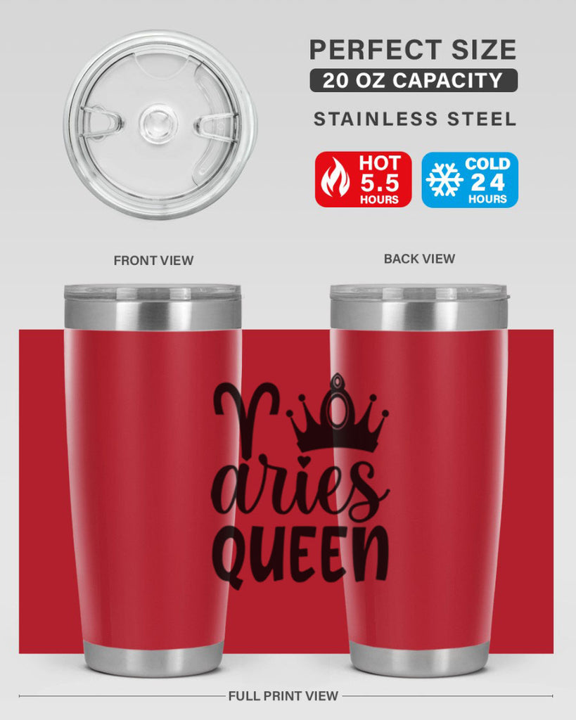 Aries queen 118#- zodiac- Tumbler