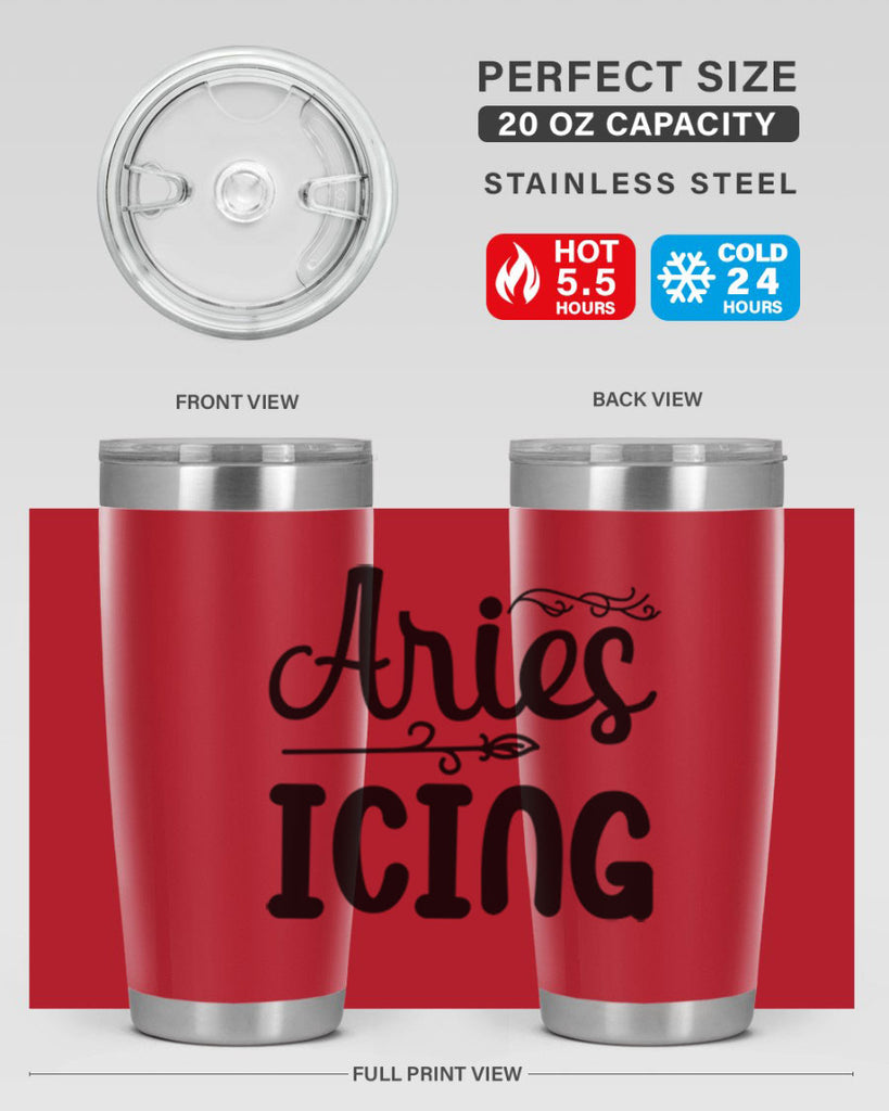 Ariesicing 106#- zodiac- Tumbler