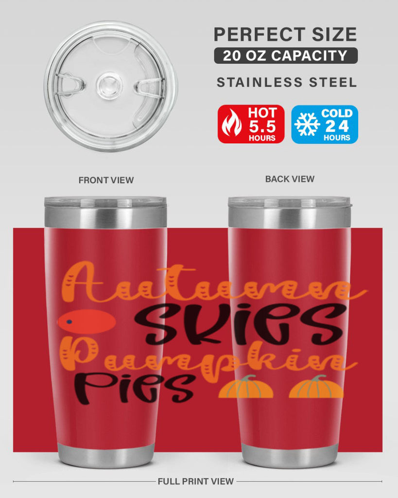 Autumn Skies Pumpkin Pies 30#- fall- Tumbler