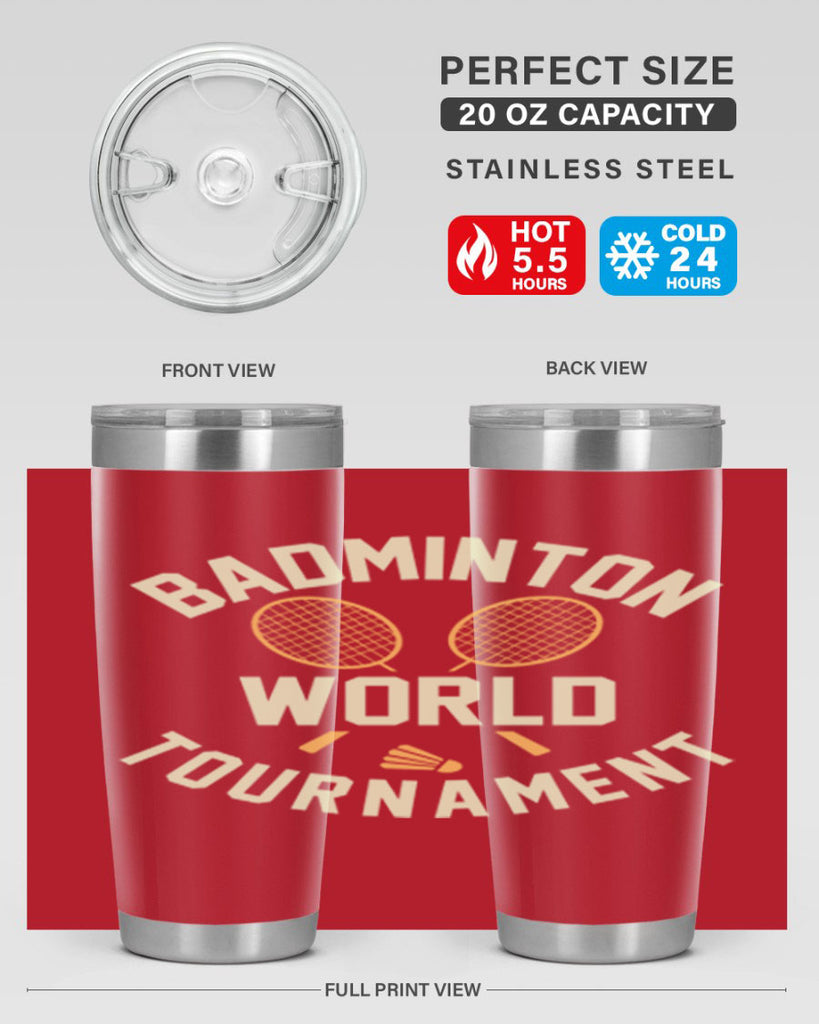 Badminton 1449#- badminton- Tumbler