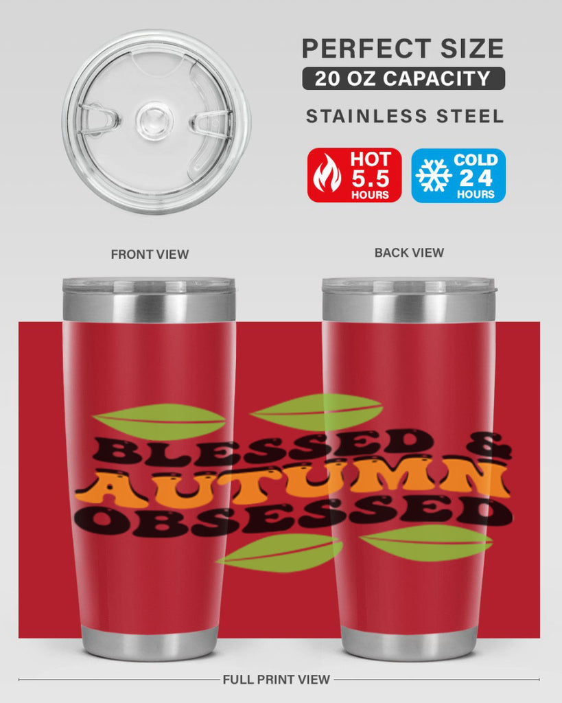 Blessed Autumn Obsessed 48#- fall- Tumbler