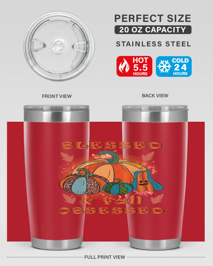 Blessed Fall Obsessed 49#- fall- Tumbler