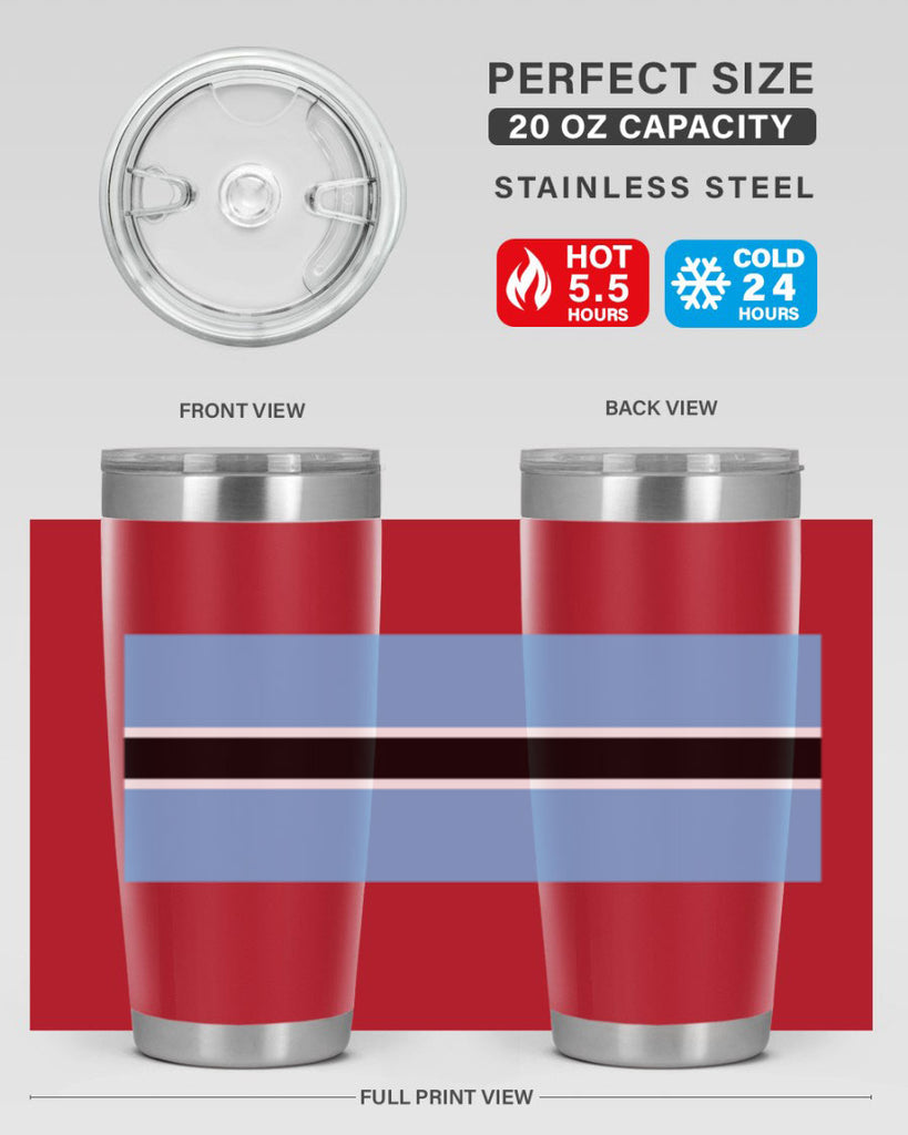 Botswana 175#- world flags- Tumbler