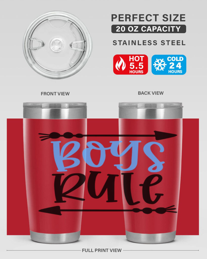 Boys Rule Style 108#- baby- tumbler