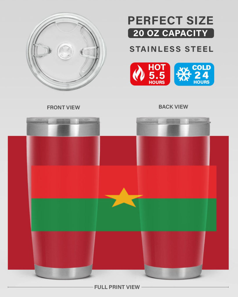 Burkina Faso 171#- world flags- Tumbler