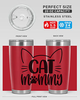 Cat Mommy Style 88#- cat- Tumbler