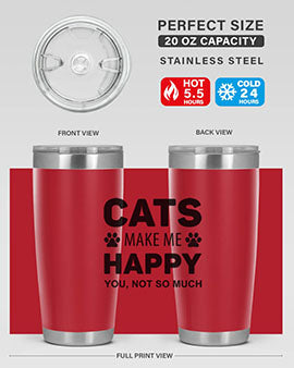Cats Make Me Style 40#- cat- Tumbler
