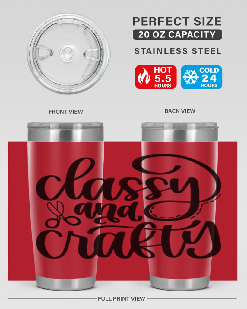 Classy And Crafty 43#- crafting- Tumbler