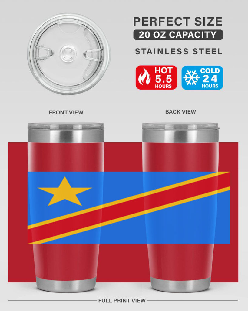 Congo Democratic Republic of the 159#- world flags- Tumbler