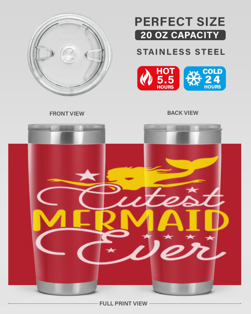 Cutest Mermaid Ever 92#- mermaid- Tumbler