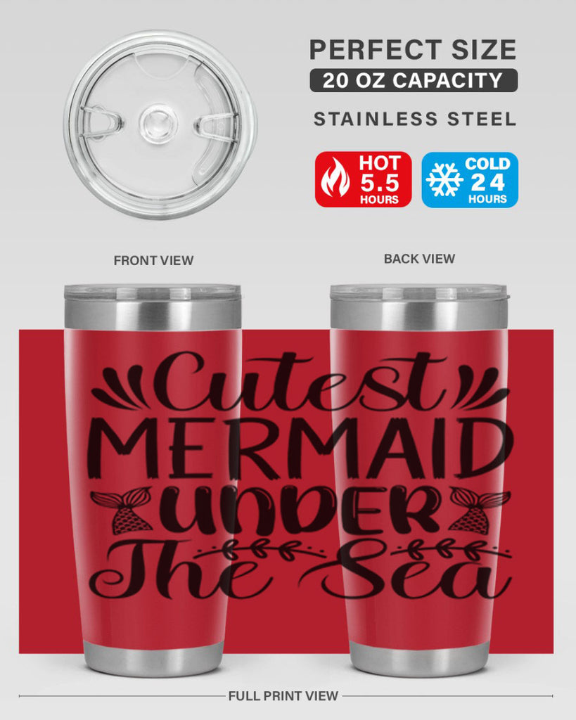 Cutest Mermaid Under The Sea 108#- mermaid- Tumbler
