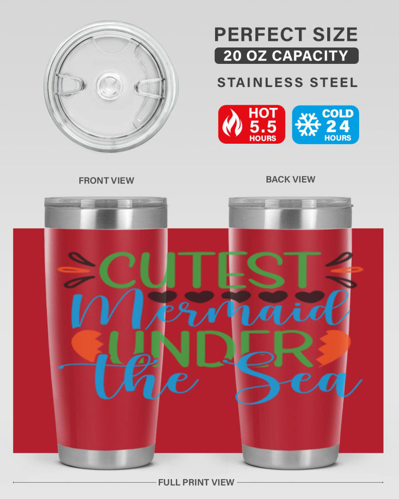 Cutest Mermaid Under The Sea 109#- mermaid- Tumbler