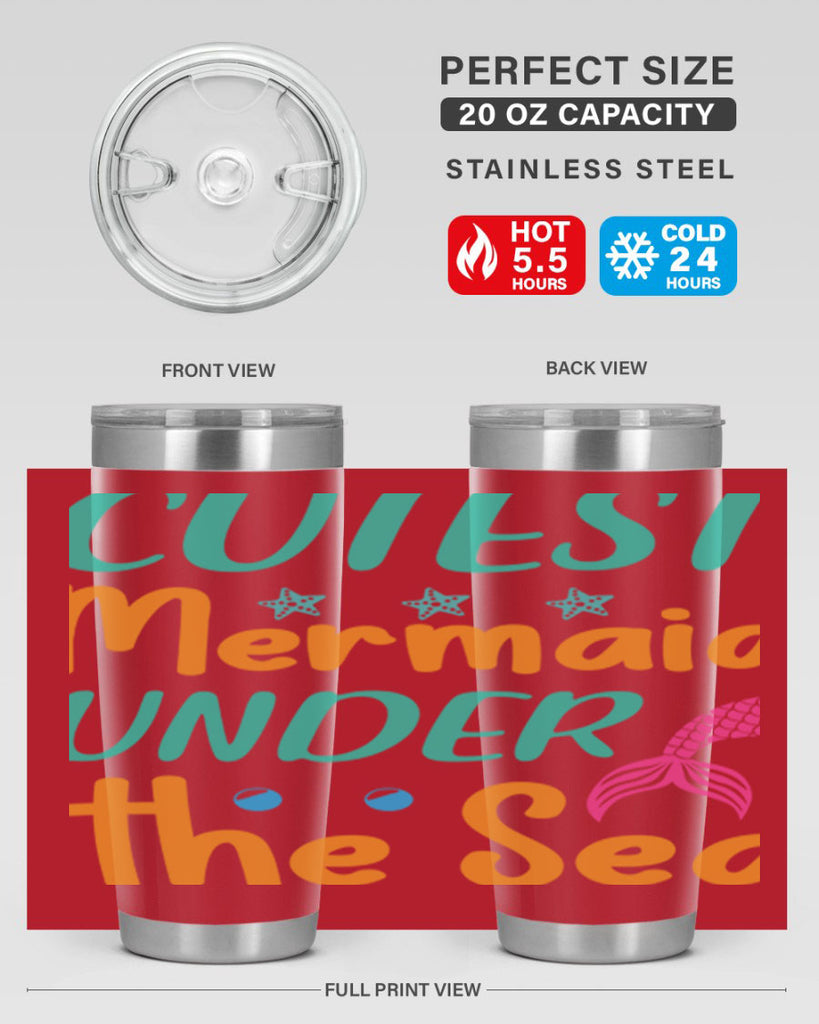 Cutest Mermaid Under the Sea 107#- mermaid- Tumbler