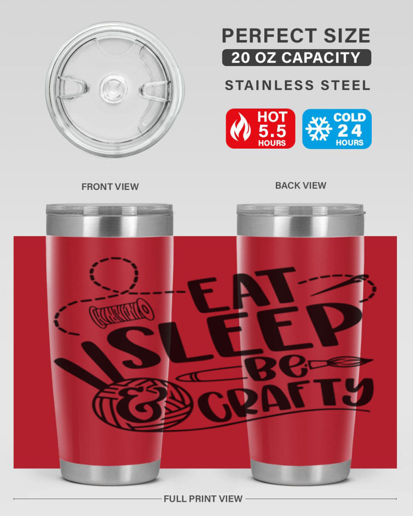 Eat Slepp Be Crafty 28#- crafting- Tumbler