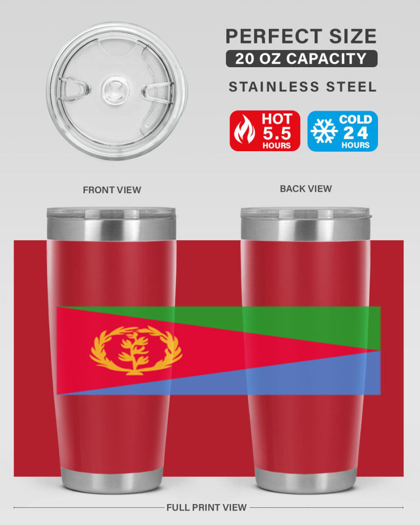 Eritrea 143#- world flags- Tumbler