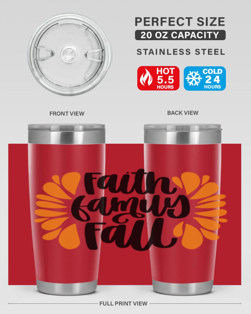 Faith Family Fall 481#- fall- Tumbler