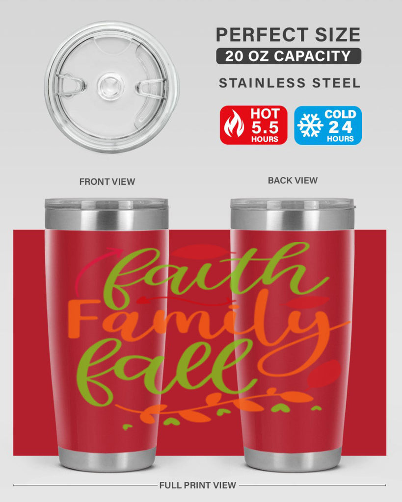 Faith Family Fall 82#- fall- Tumbler