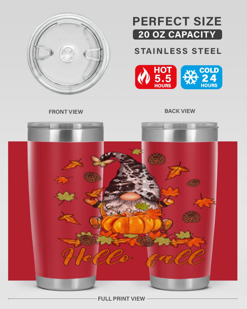 FallGnomeHelloAutumn 150#- fall- Tumbler