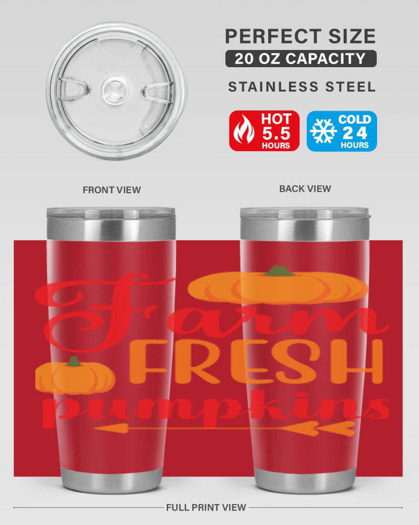 FarmFreshPumpkins 177#- fall- Tumbler