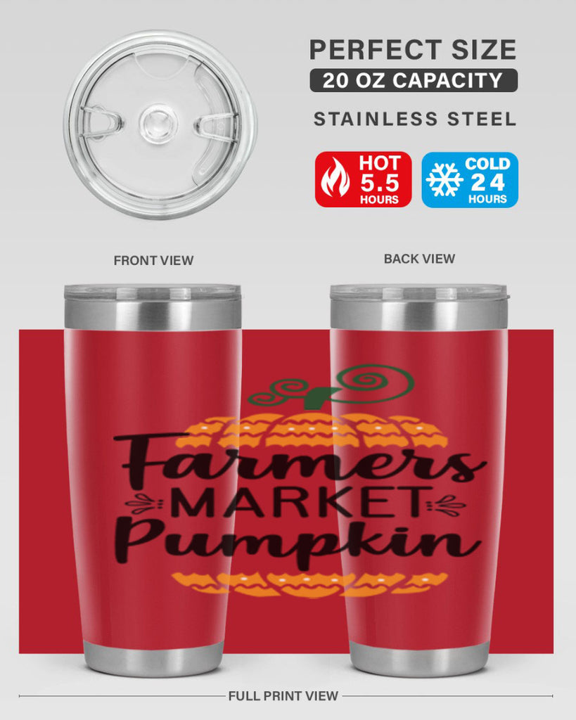 Farmersmarketpumpkin 179#- fall- Tumbler