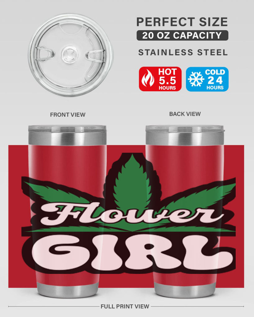 Flower girl 85#- marijuana- Tumbler