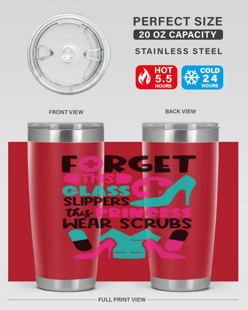 Forget This Glass Slippers This Princess Wear Scrubs Style Style 185#- nurse- tumbler