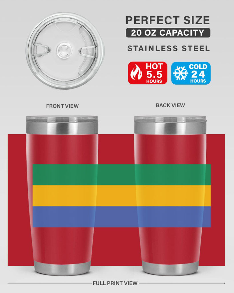 Gabon 136#- world flags- Tumbler